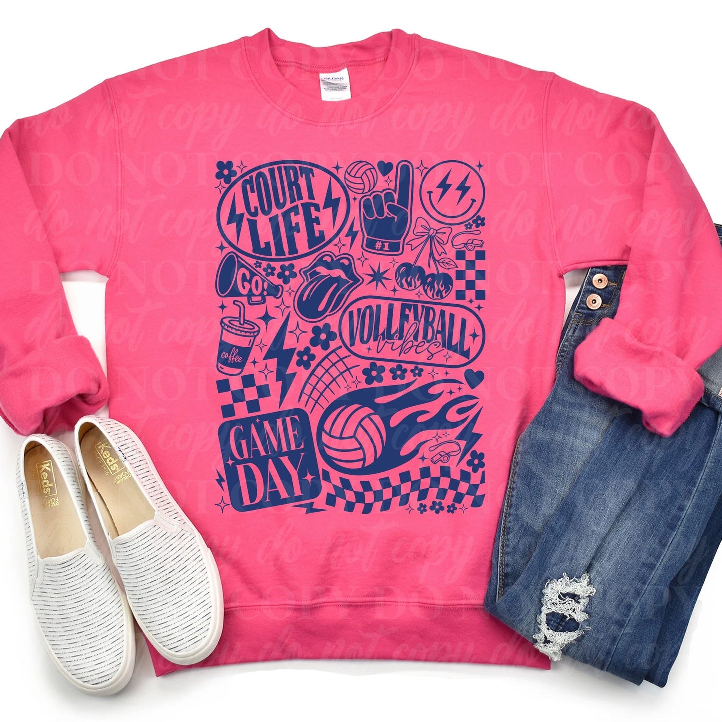 Volleyball Collage - Adult