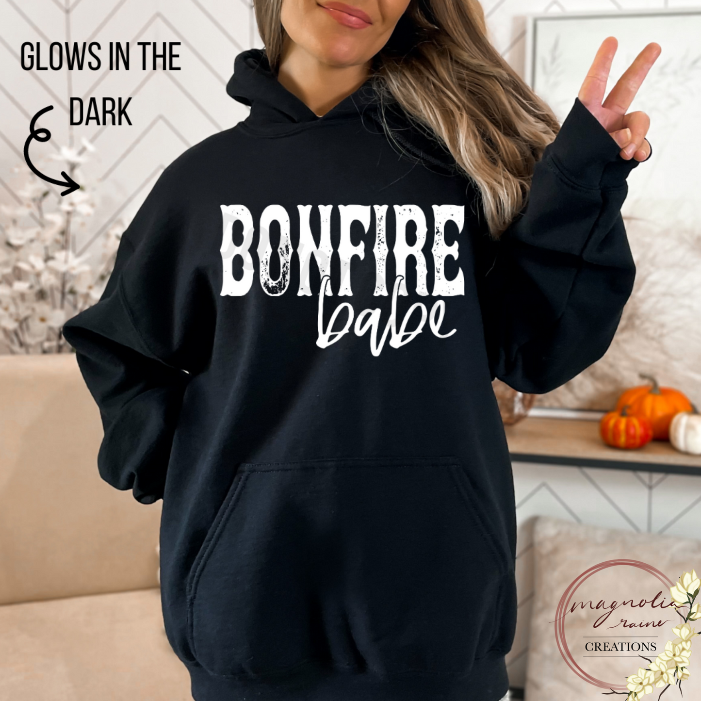 BONEFIRE BABE- GLOW IN THE DARK