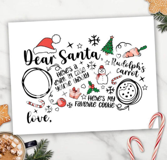 Christmas Eve Mat - Dear Santa