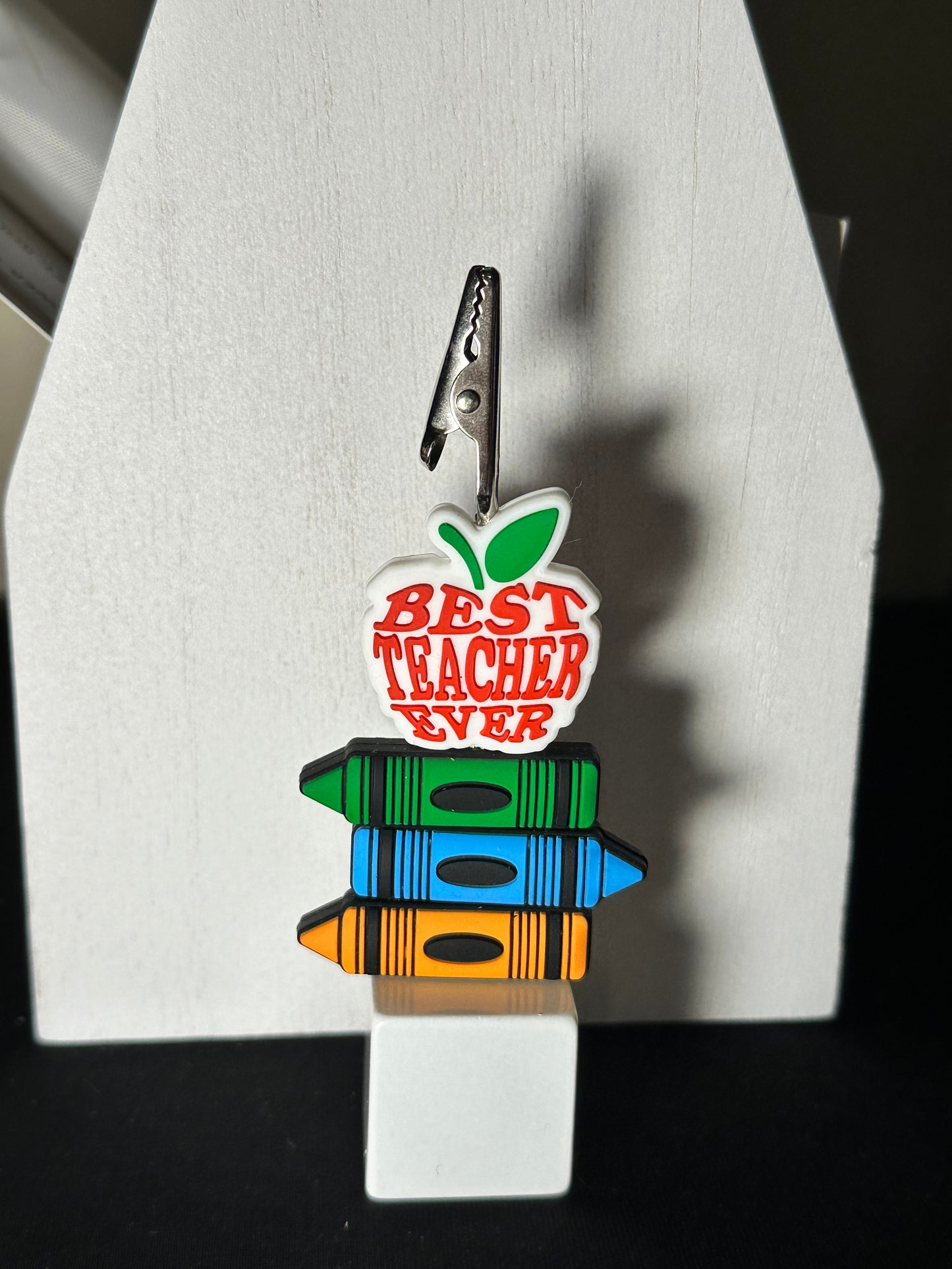 Crayon Teacher Note/ Photo Holder