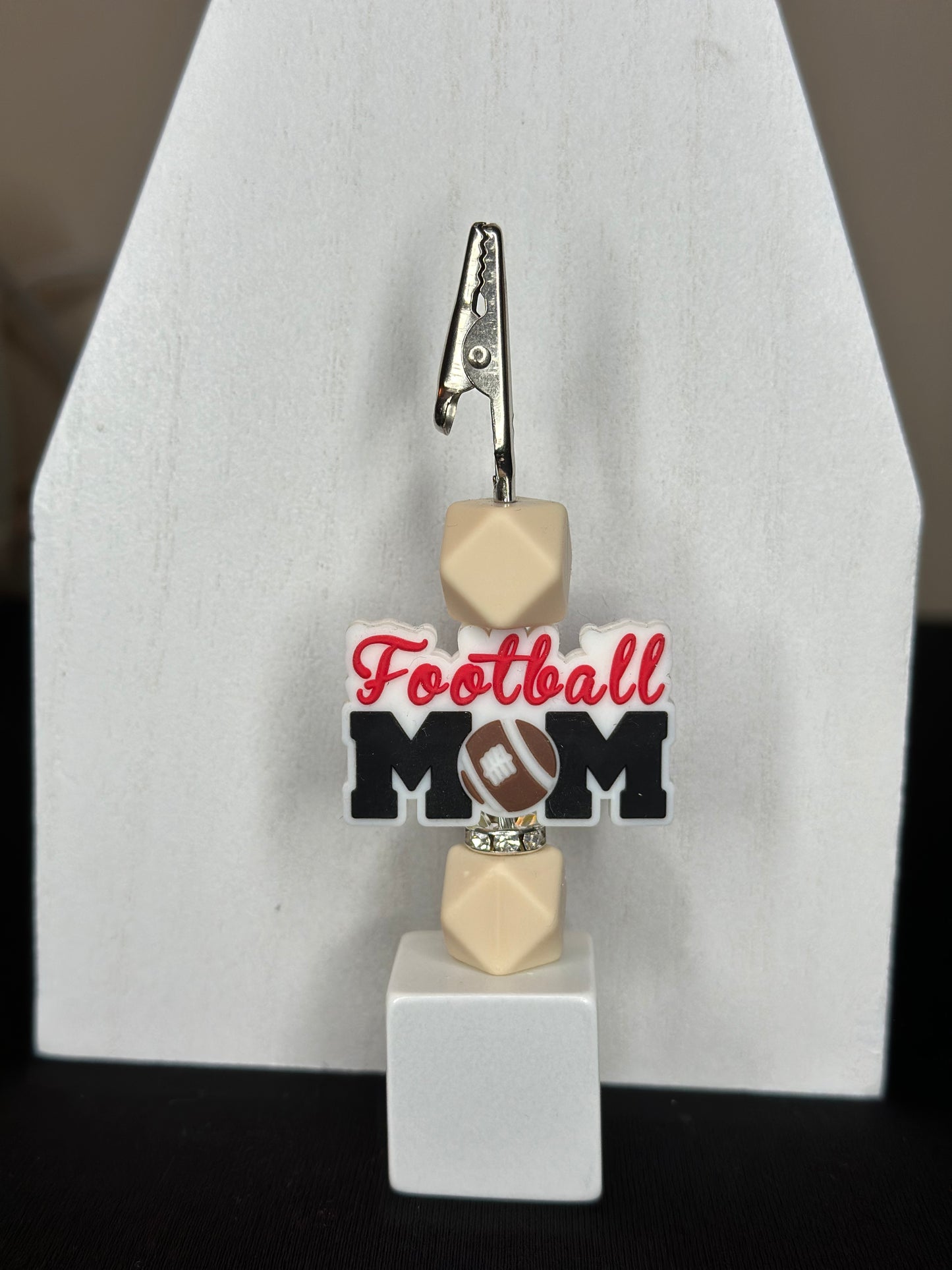 Football Mom Note/ Photo Holder