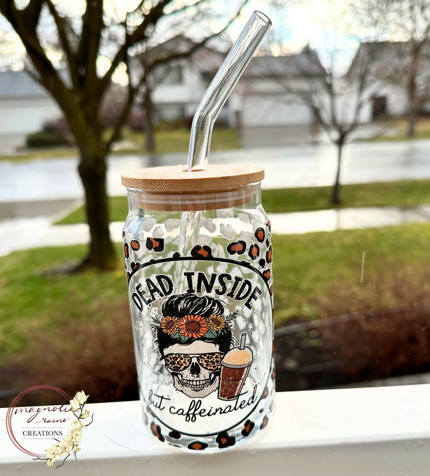 Dead Inside But Caffeinated  - 16oz Cup