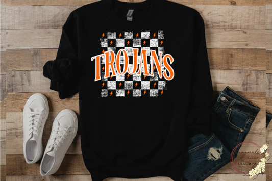 Trojans - White Checkered