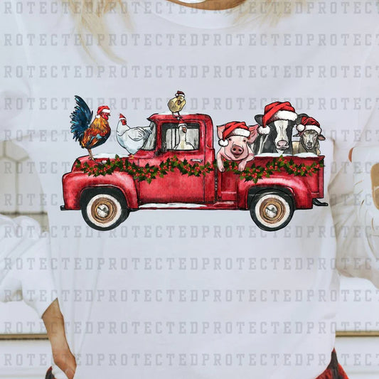 Christmas Truck - Farm Animals