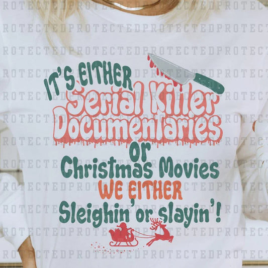 Serial Killer Docs or Christmas Movies