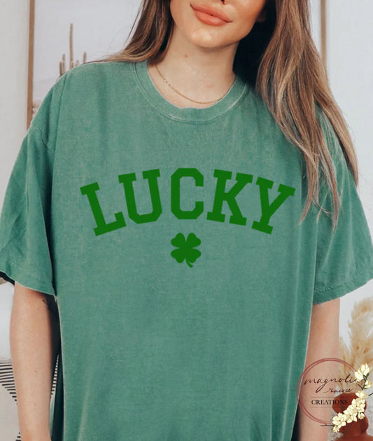 Lucky - Puff Print